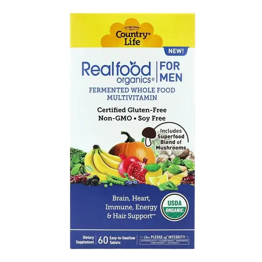 Country Life Realfood Organics Multivitamin for Men